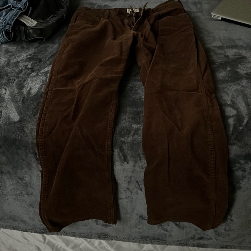 brown mom jeans